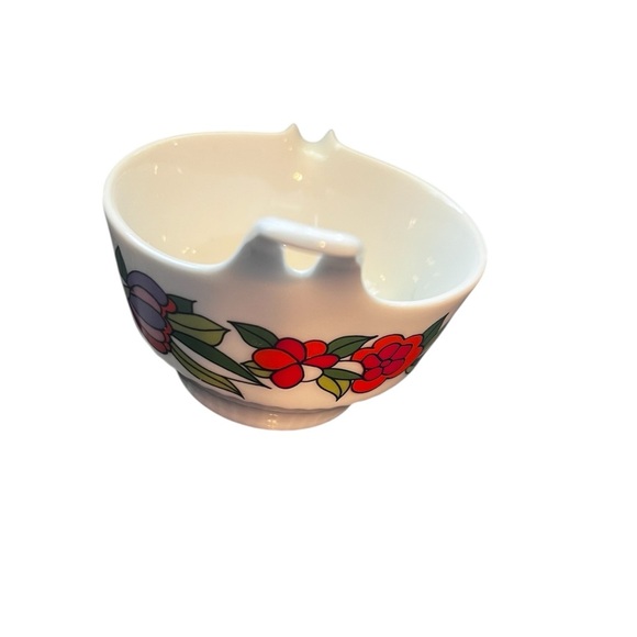 Kaiser MCM 1970s Modern Floral Creamer Unique Form - Picture 9 of 11